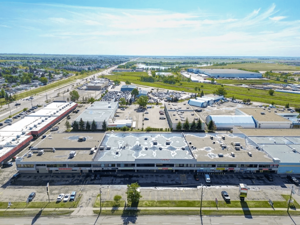 Exterior of the Clayburn neighbourhood retail centre.