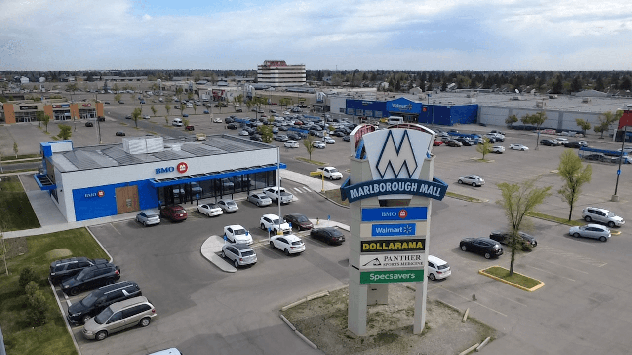 Exterior of Marlborough Mall.
